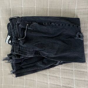 Abercrombie & Fitch Charcoal High Rise Women Jeans